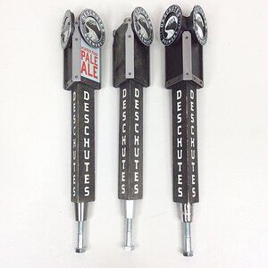 Lot of 3 Deschutes Brewing Beer Tap Handles Mirror Pond Pale‎ Ale Fresh Squeezed